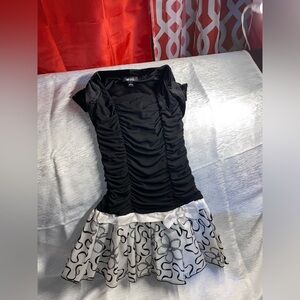 Black And White Girls Dress Size 7